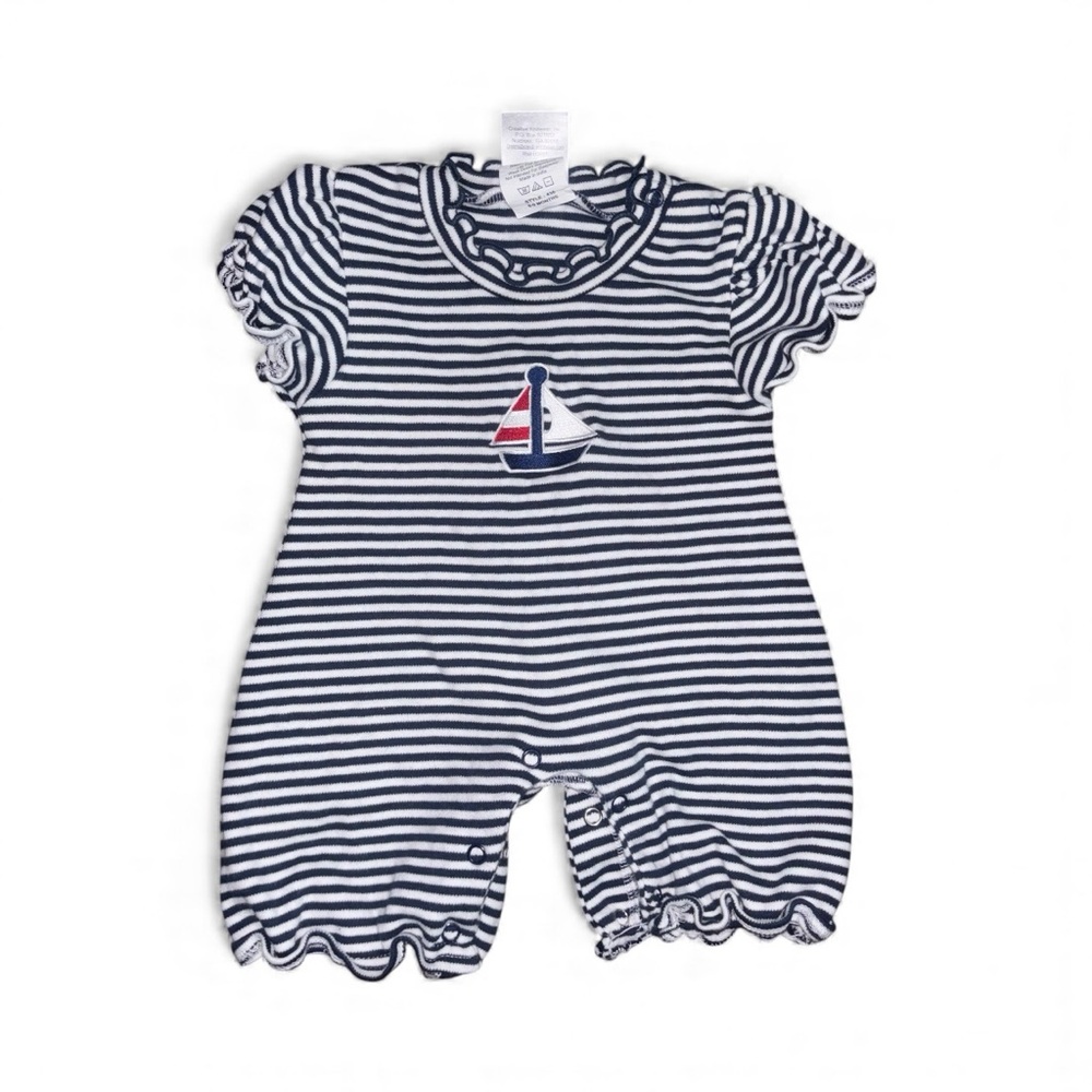 Creative Knitwear Infant romper striped 6-9months